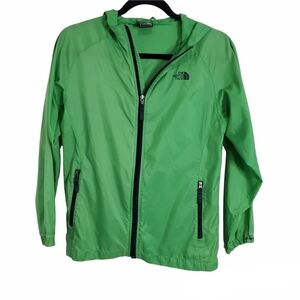The North Face Lightweight Hydrenalite Hooded Windbreaker Jacket In Green